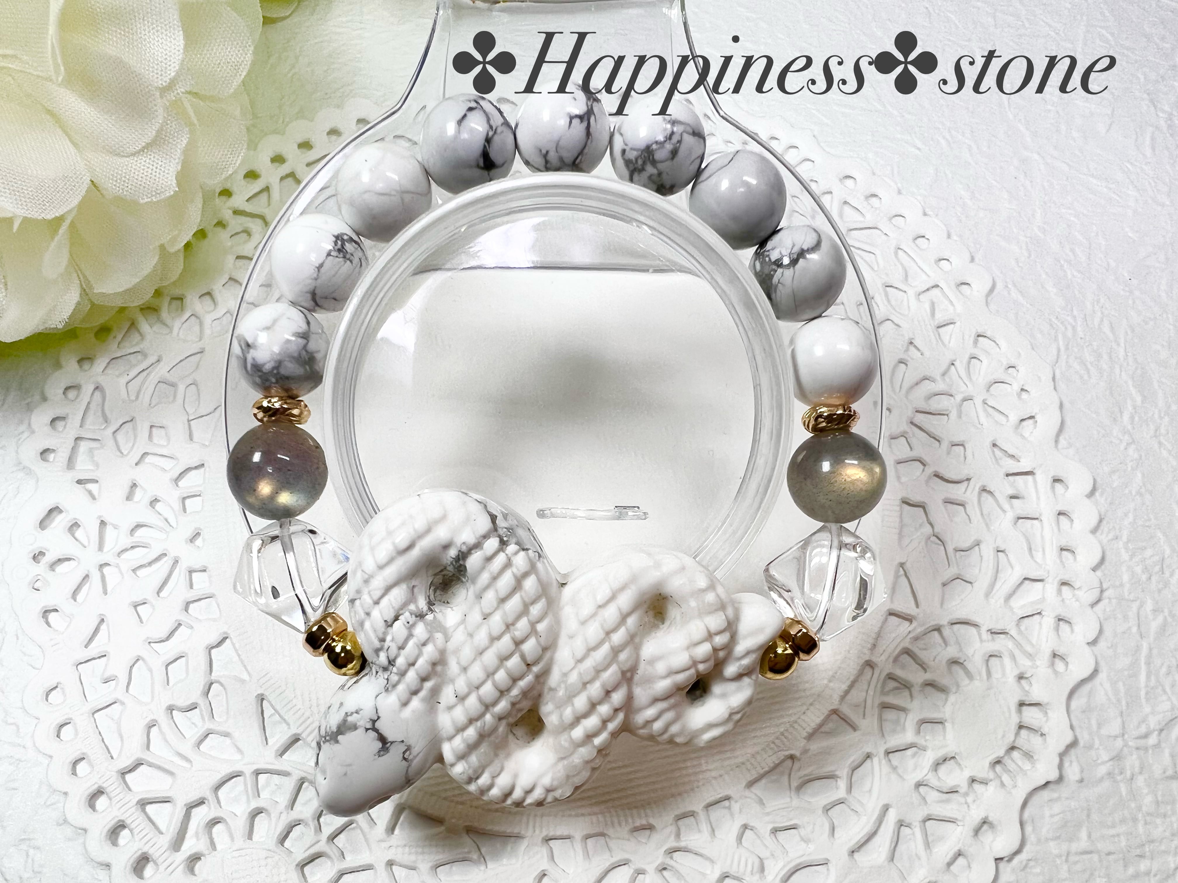 【幸運の白蛇‧✧̣̇‧】天然石 パワーストーン