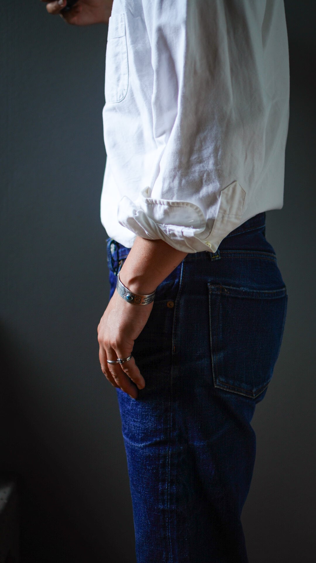 1920-1940s】ナバホ スワスティカ 卍 & スネーク リング 《フレッド