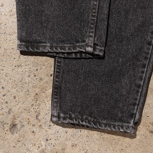 美品 31×30 Levi’s 550 先染め USA ブラックデニムパンツ