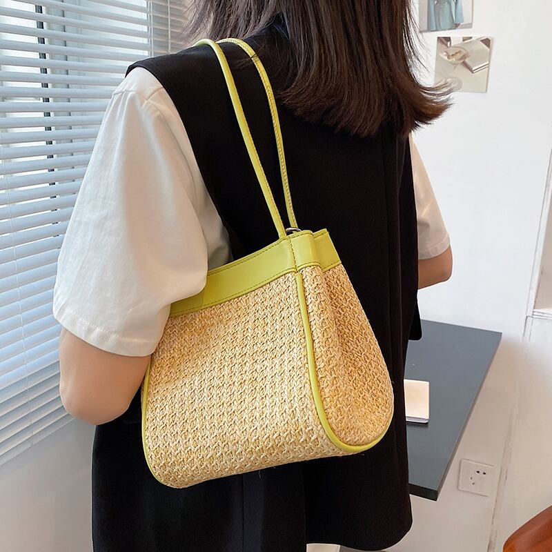 サマー 夏物 ストローバッグ メッセンジャーバッグ Tiancai_Wing_Bag32525758722