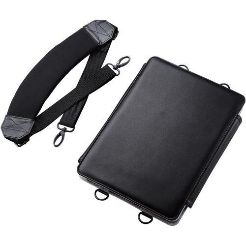 エレコム iPad Air 10.9 第4世代 2020年 レザーケース 手帳型 フリーアングル 画版ケース ショルダーベルト ブラック TB-A20MLCSSBK 8