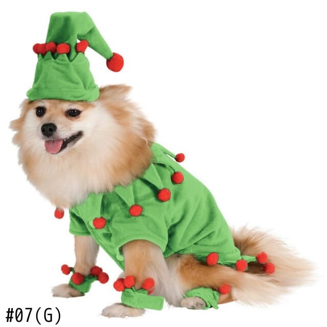 送料無料 ペットの犬の服ナイフを持った犬クリスマスノベルティ中小犬