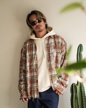 【#Re:room】CACTUS SHOP BACK PRINT SWEAT PARKA［REC868］