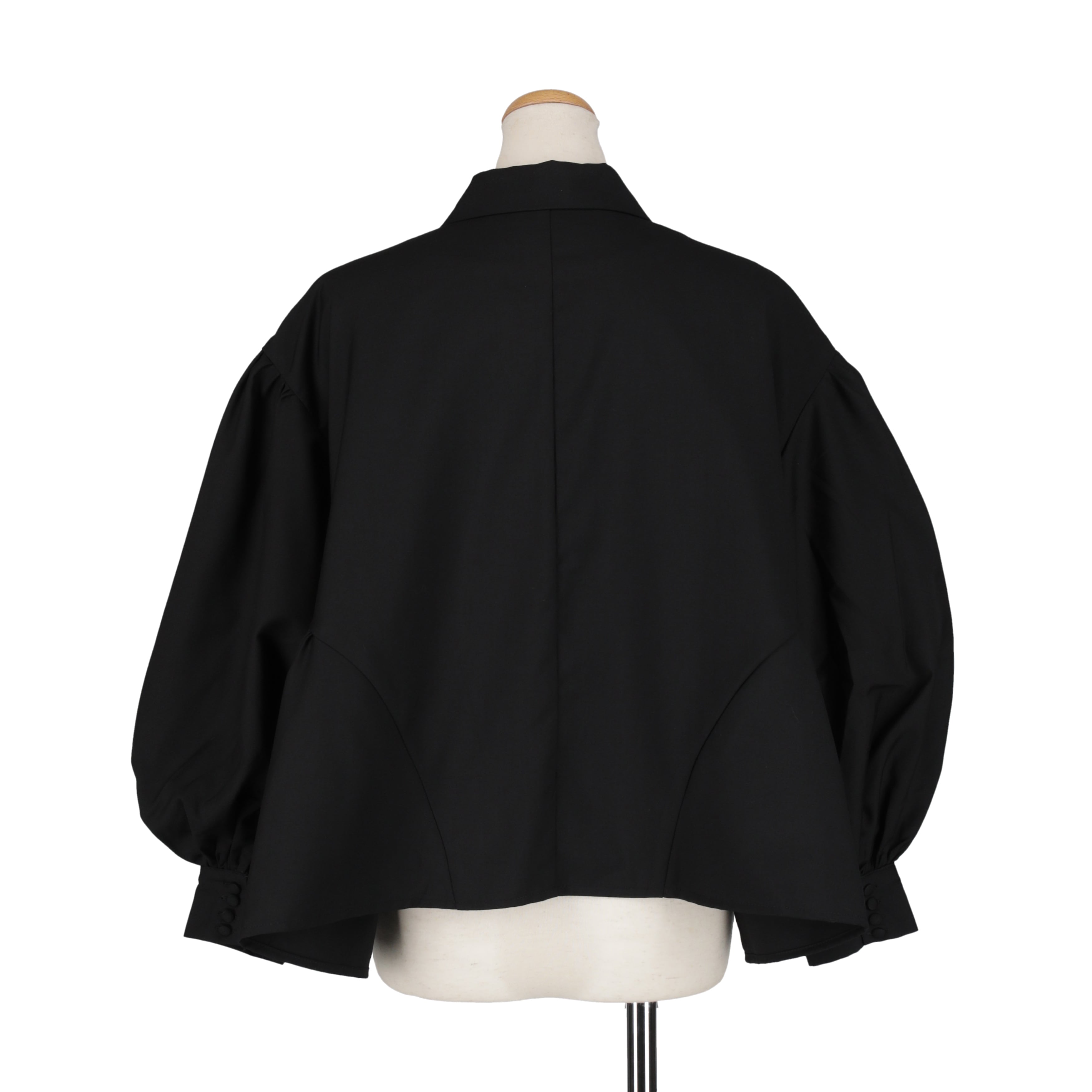 パフスリーブジャケット　BLACK