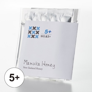 ～健やかな毎日を手軽に～マヌカハニー5+(MG83+)スティックタイプ　5g×5本入り