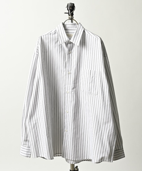 many men many mind ox striped shirt (WHT) M2615032