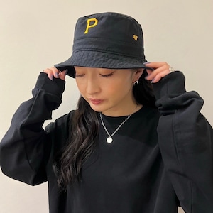 47BRAND (フォーティーセブンブランド) Pirates'47 BUCKET HAT  Black