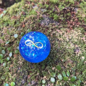 【龍神加護】青龍様＊龍の宝玉オルゴナイト（みつ玉サイズ）