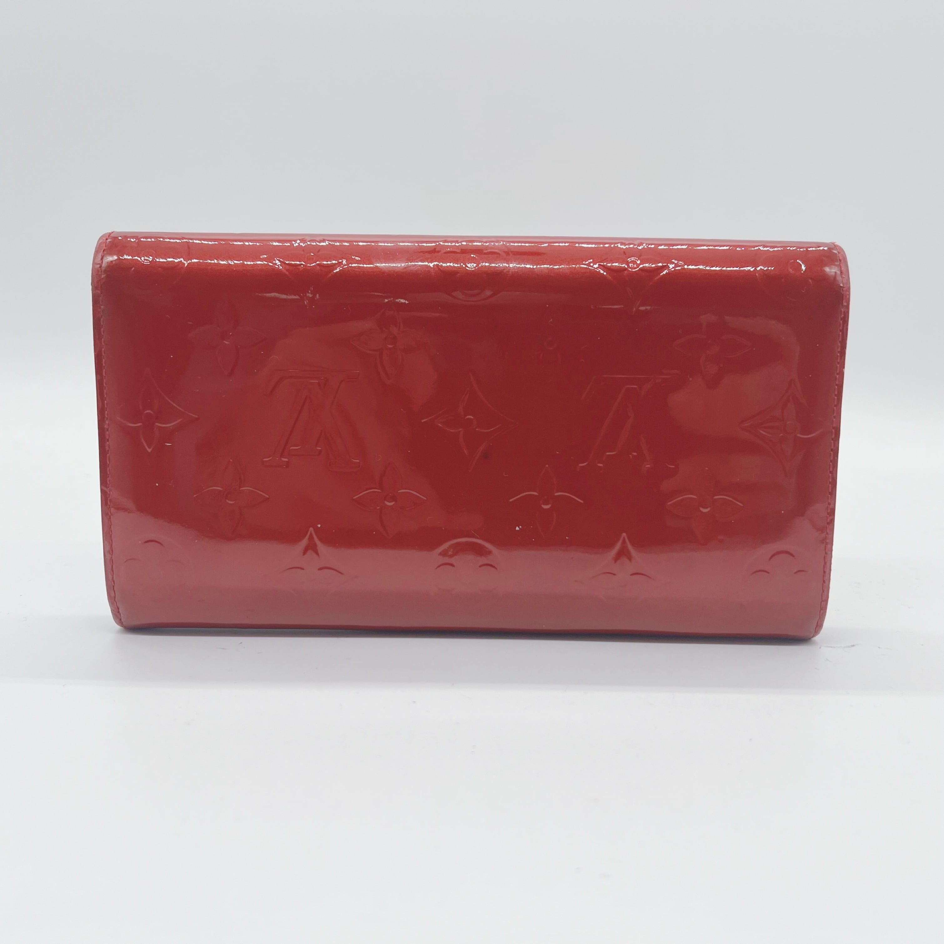 LouisVuitton】ヴィトン ヴェルニ ポシェット ポルト モネ クレディ 長
