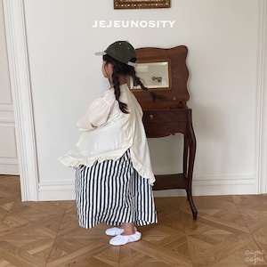 «sold out»«ジュニアサイズあり» jejeunosity ストライプレイヤードワンピース