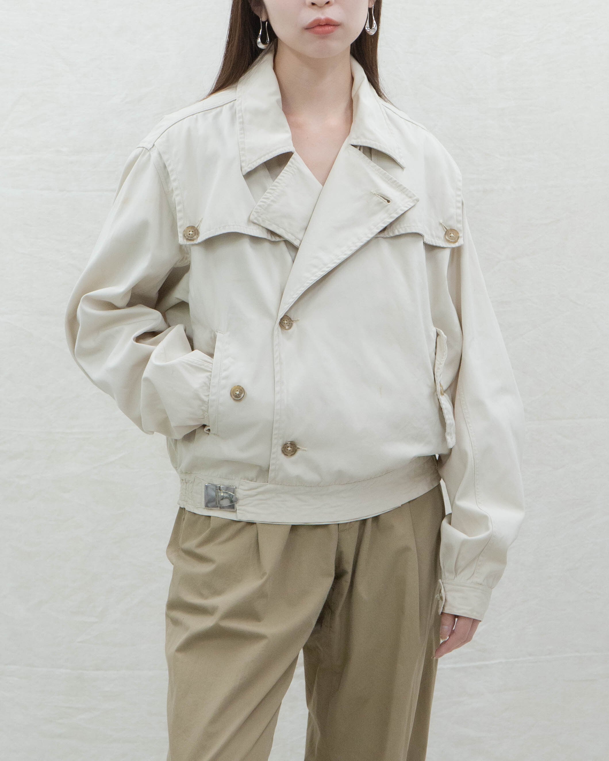 1930-40s White Stag - cotton poplin trench jacket 