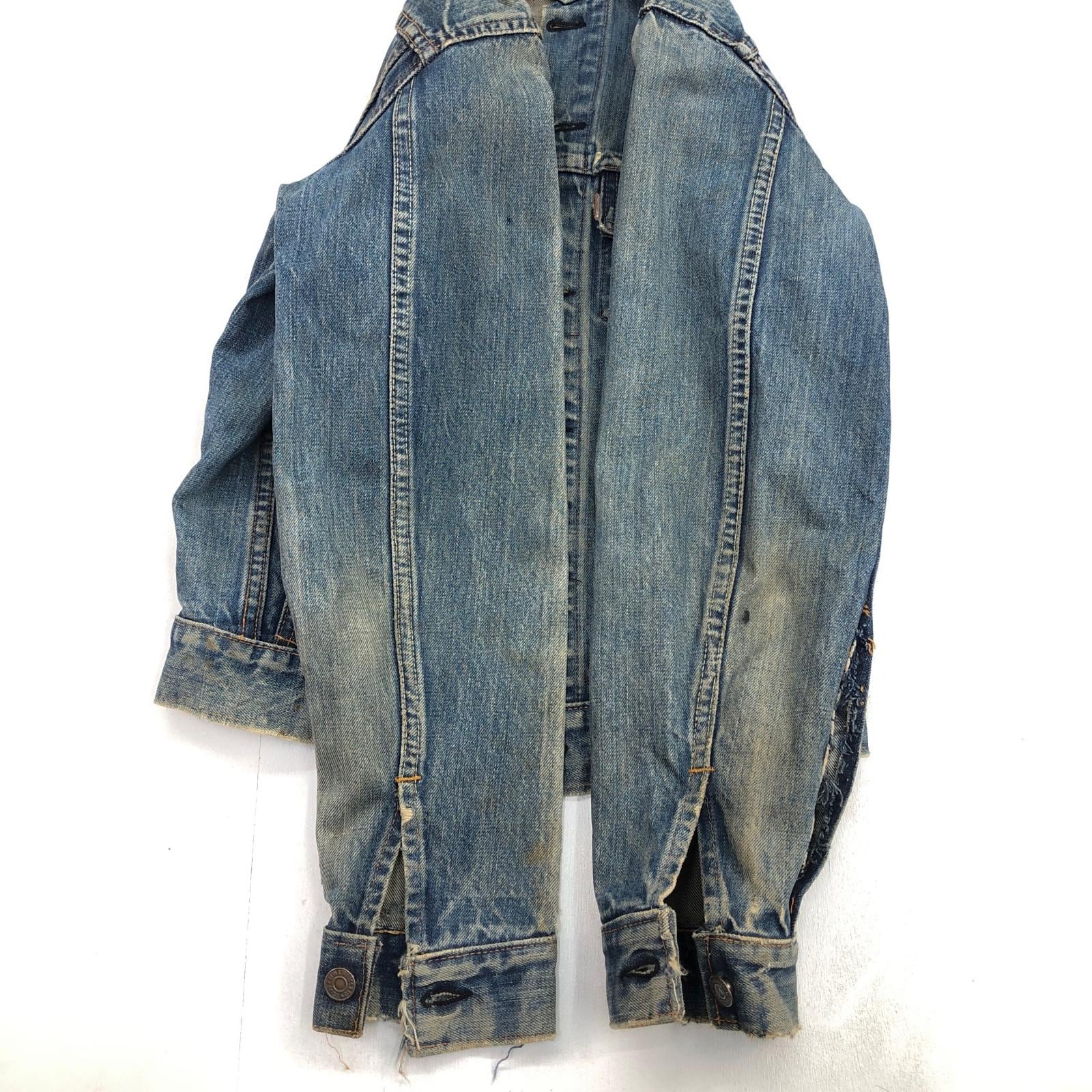 LEVI'S リーバイス 60年代 USA製 70505 4th BIG E 不均等V おそらく