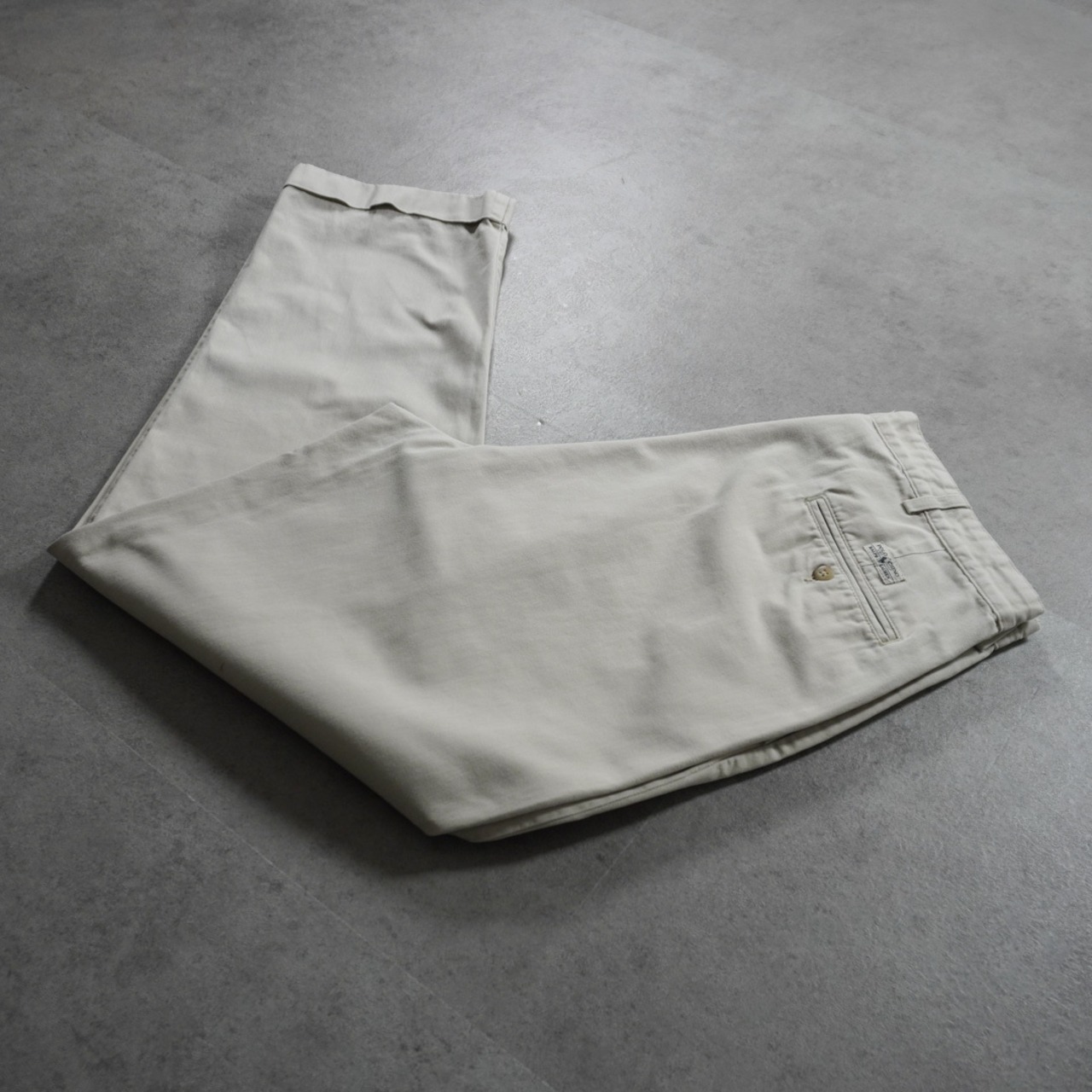 90s Polo by Ralph Lauren POLO CHINO HAMMOND "made in USA" beige W34L31相当 古着 - 1