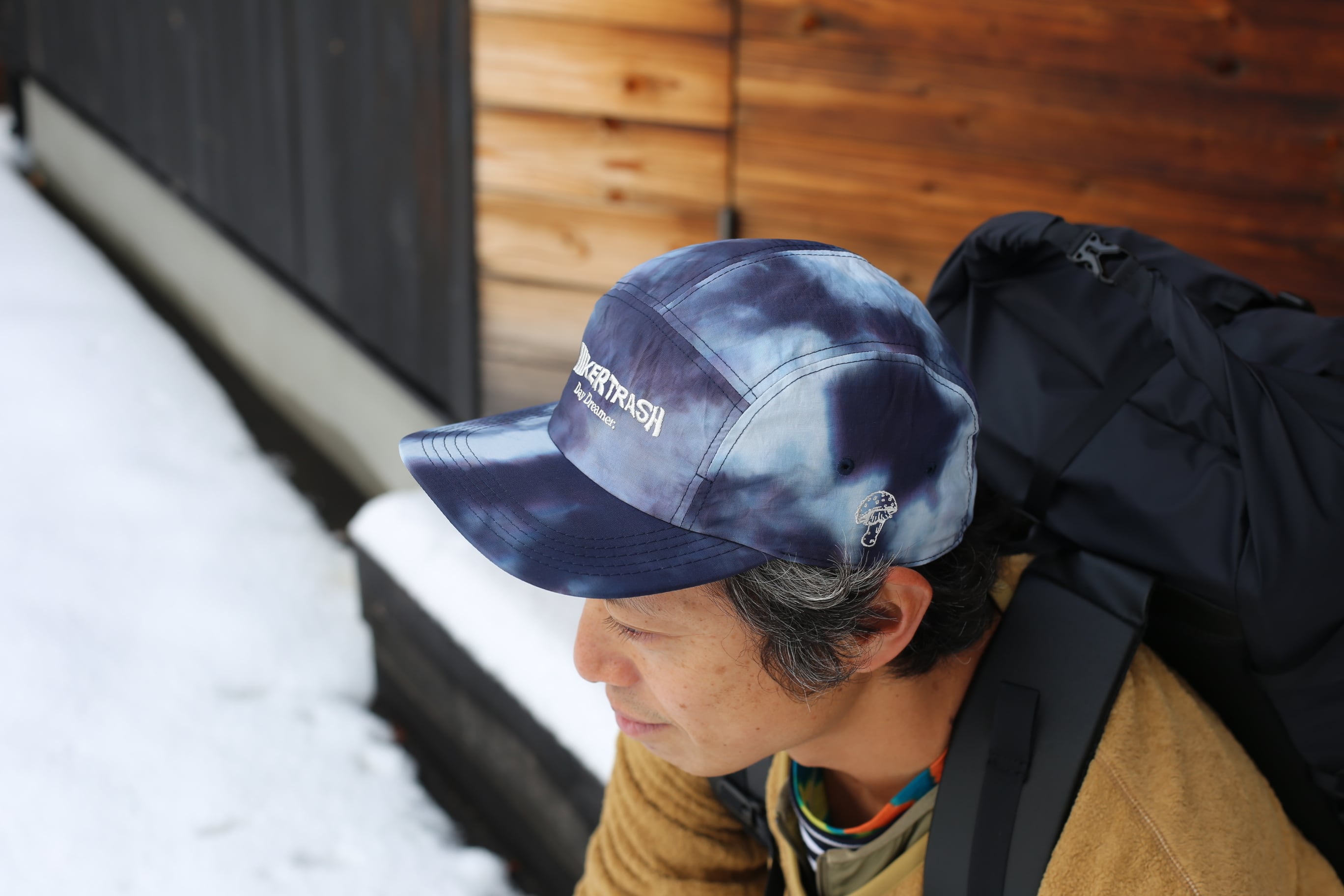HIKER TRASH CAP ムーンライトギア HIKER TRASH DAYDREDMER NYLON JET CAP FOGGY MOUNTAIN GREY