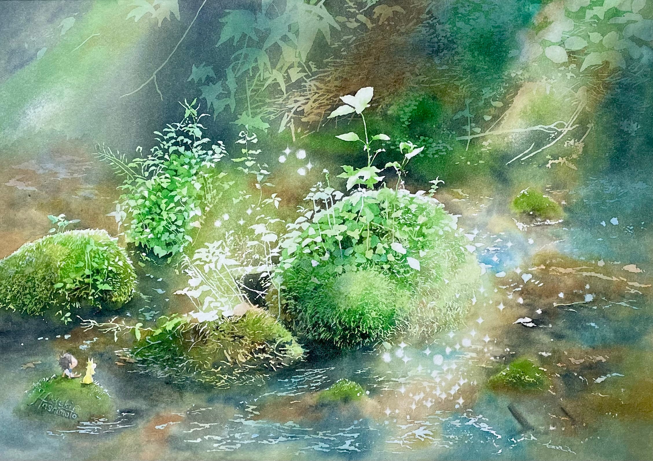 水彩画 印象 No.7 F8号 見やすかっ