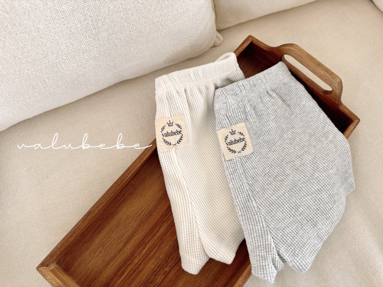 [valubebe] Croffle Waffle Pants / [벨루베베] 크로플와플팬츠