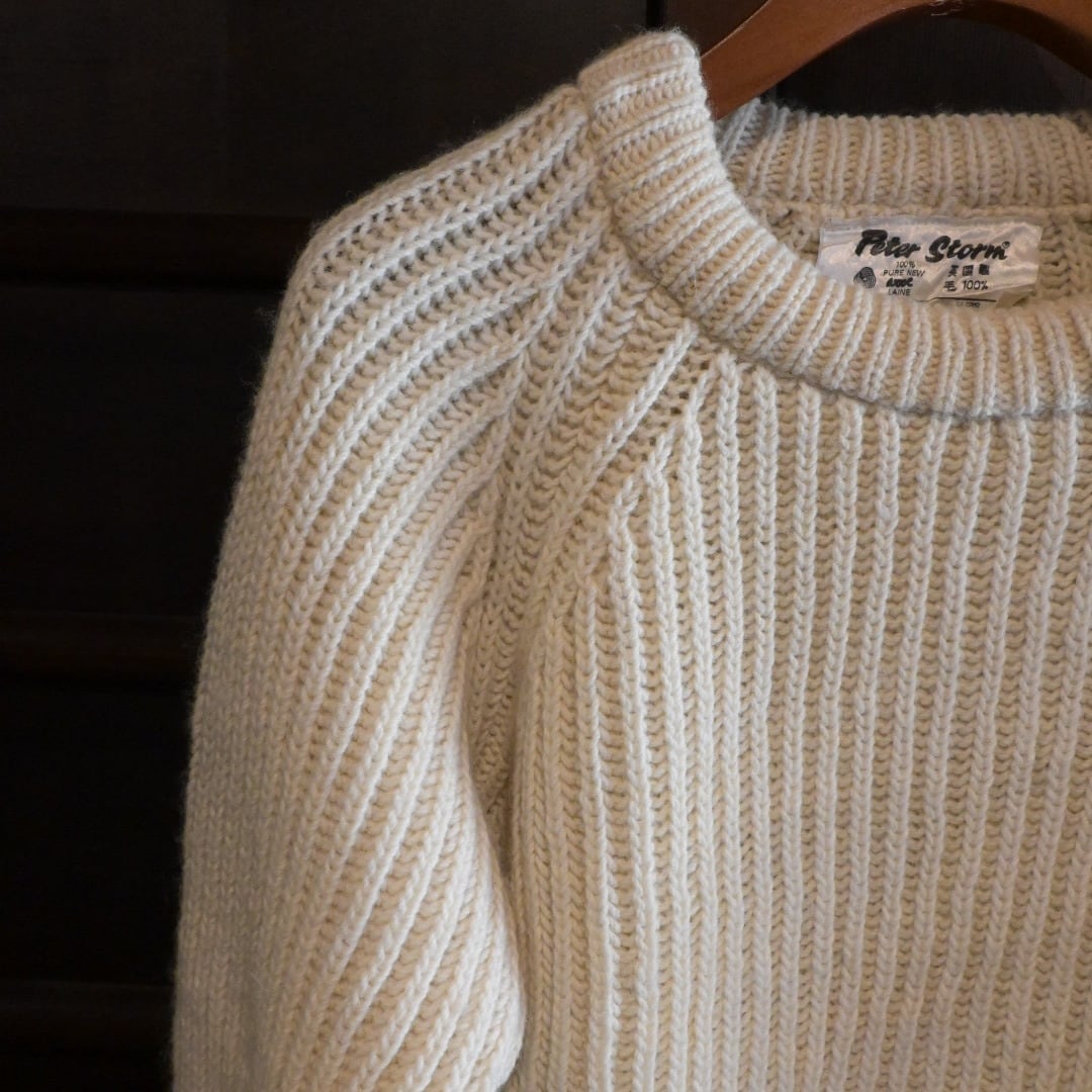 70's vintage peter storm fisherman sweater | 【OWN KYOTO】vintage