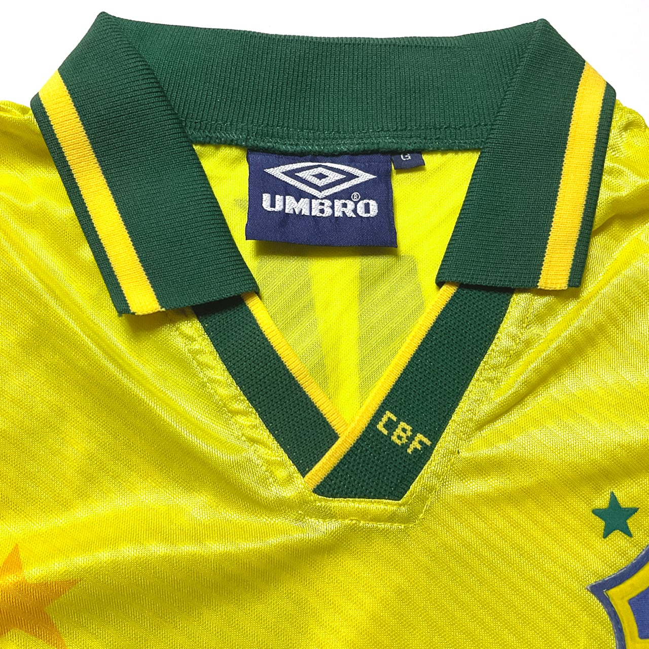 USED】ブラジル代表 1993-94 Umbro ホーム半袖 ユニフォーム #11