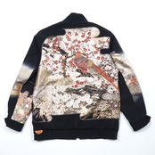 【BJK-M0037】Ssize再構築リバーシブル着物ボンバー  KIMONO REVERSIBLE BOMBER JACKET