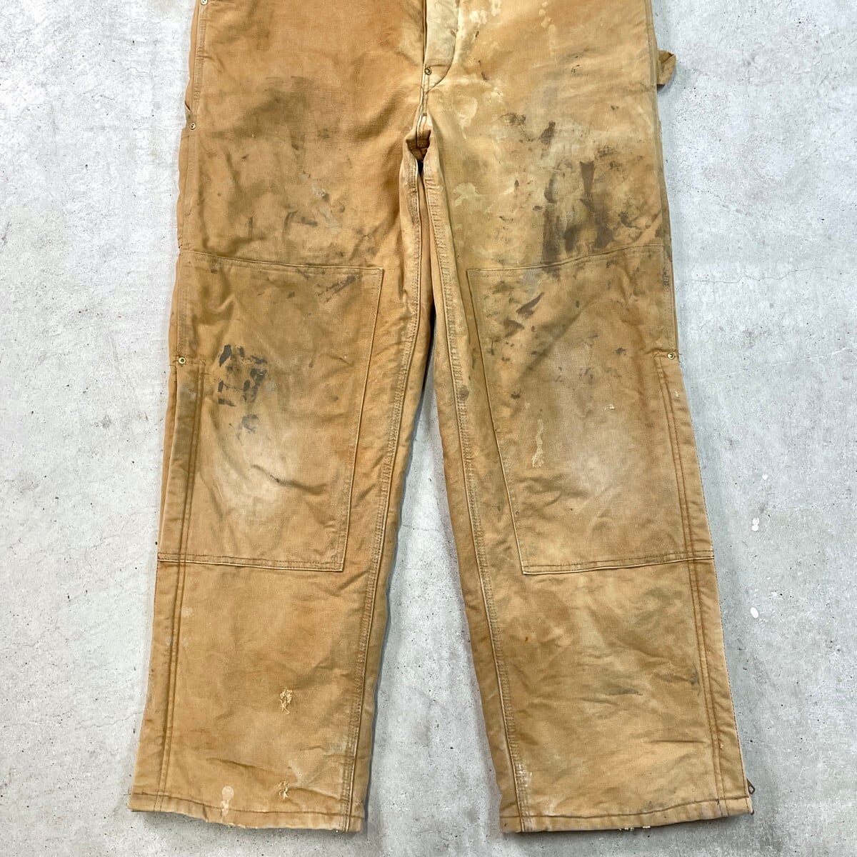80-90年代 Carhartt カーハート ダック地 ダブルニー オーバーオール