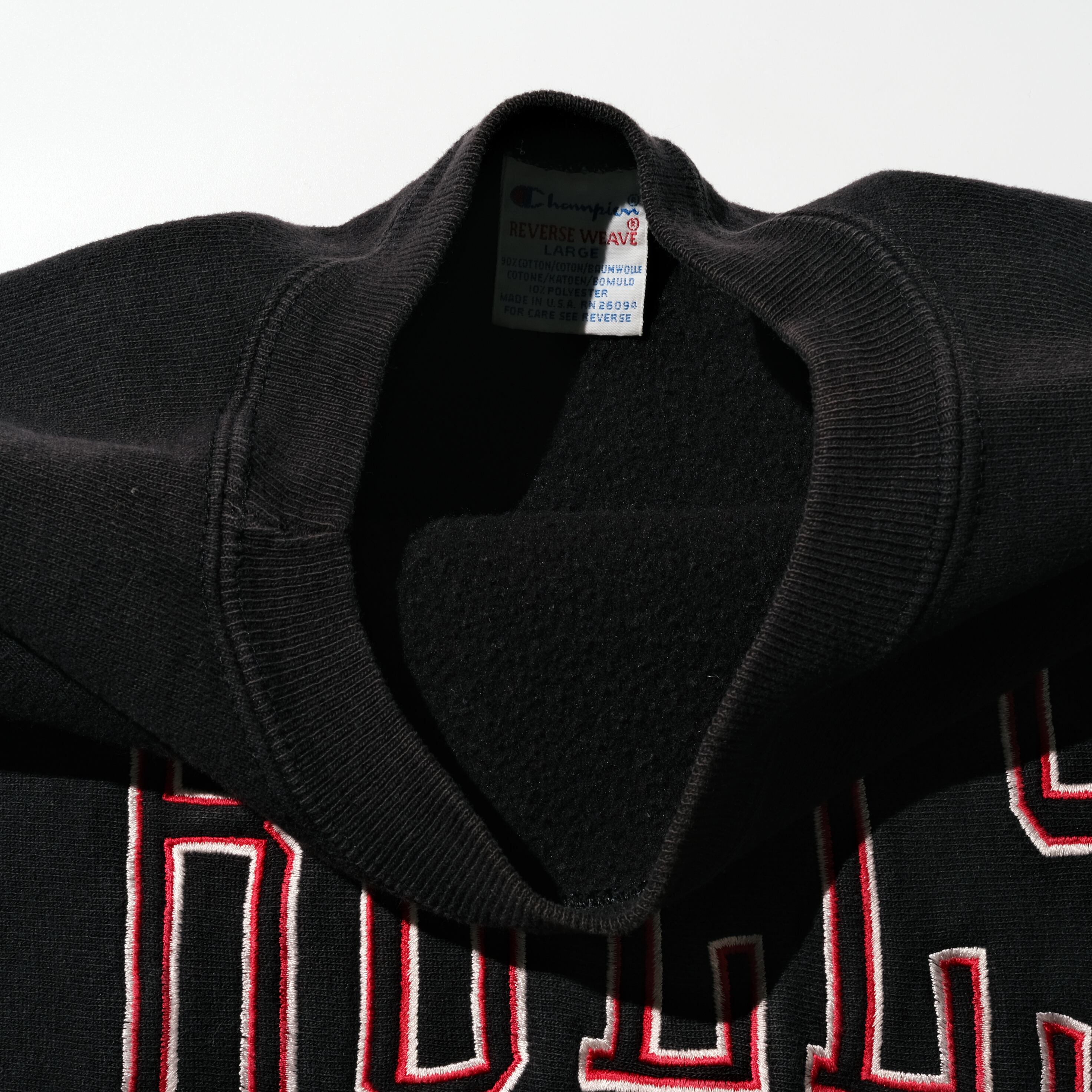 90's Champion BULLS black Reverse Weave made in USA [L 90's Champion BULLS black Reverse Weave made in USA [L