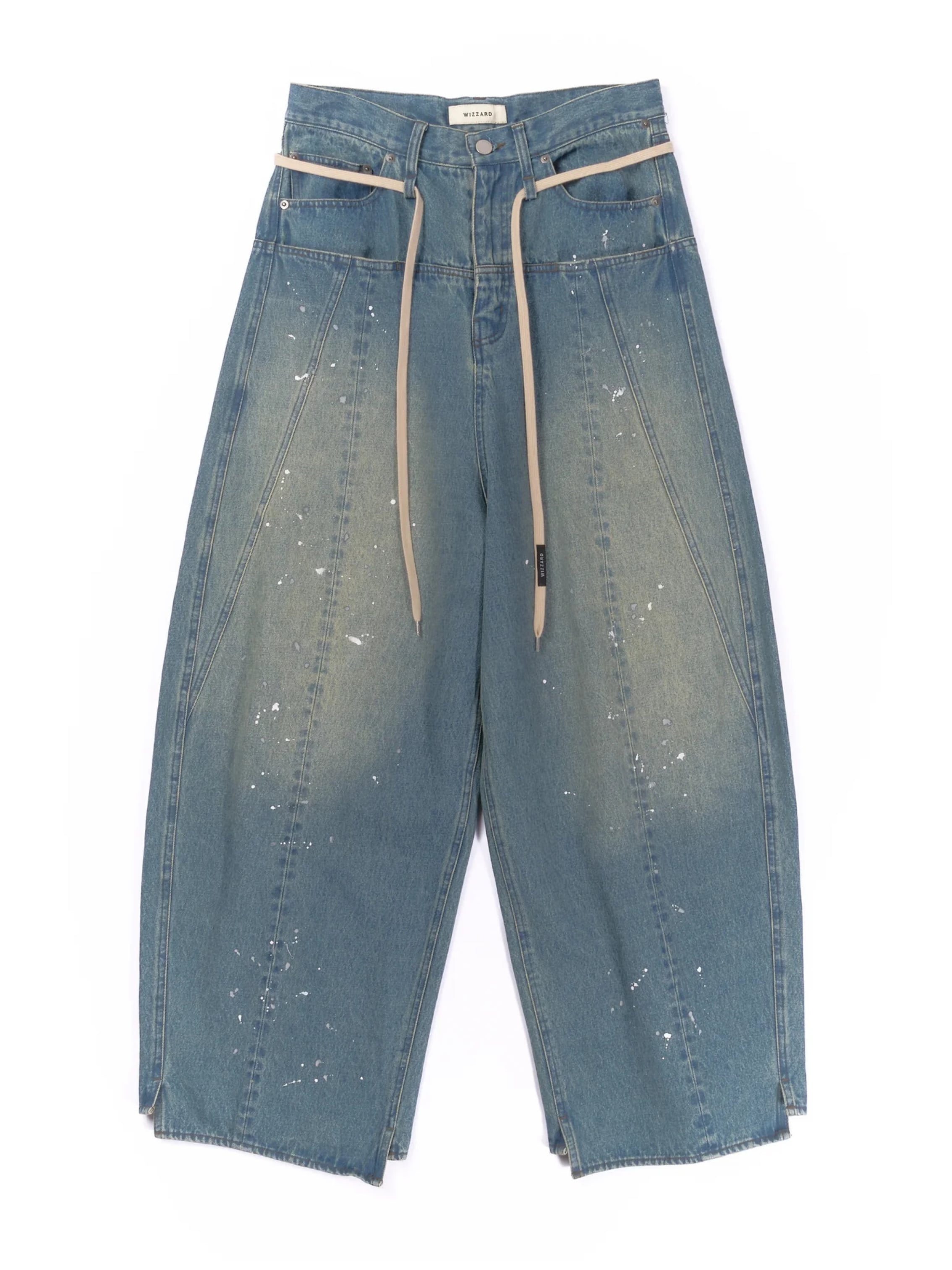 エイジングバギーデニムパンツ ライトインディゴ