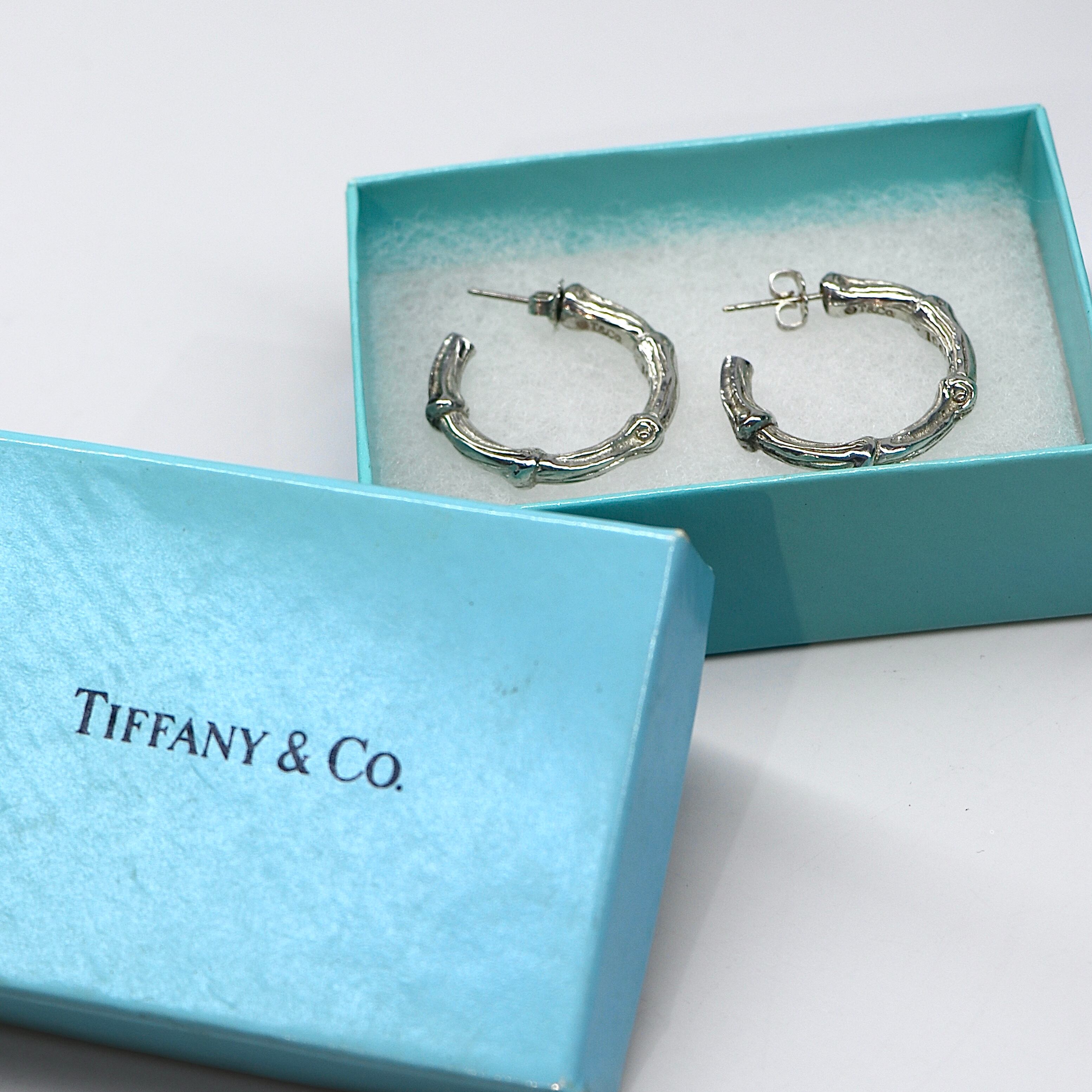 希少 廃盤 安けれ TIFFANY&Co. ティファニー バンブーピアス