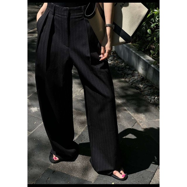 tuck stripe pants　10150
