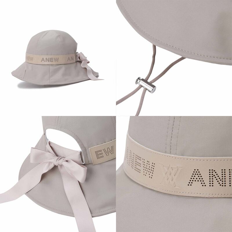 ANEW アニューゴルフ　完売　バケットハット　バケハ ANEW 2025 アニュー WOMEN エッセンシャルワイドバケットハット