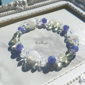 リビアングラス×チベットモリオンbracelet♡ | PAY ID