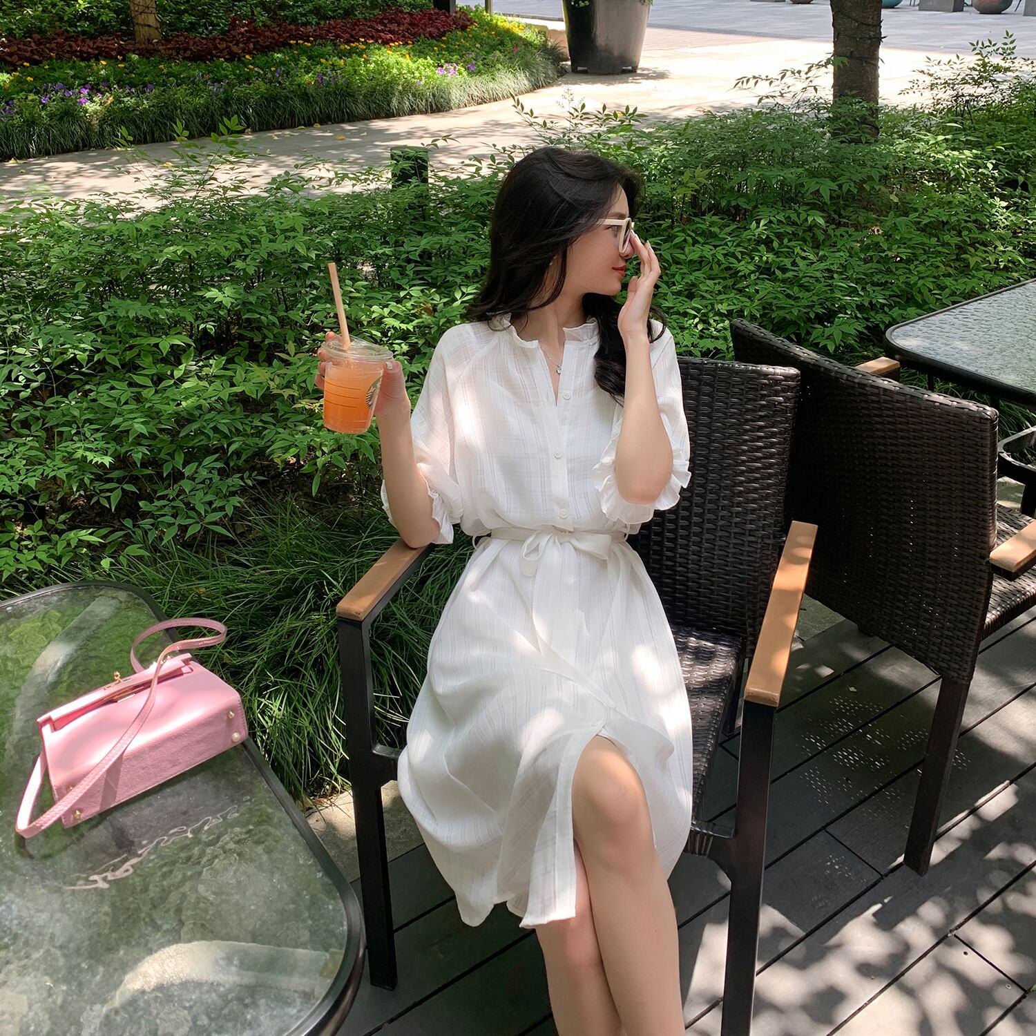 シャツ ドレス レース レースアップ 6Du_Shop_Women69332676239