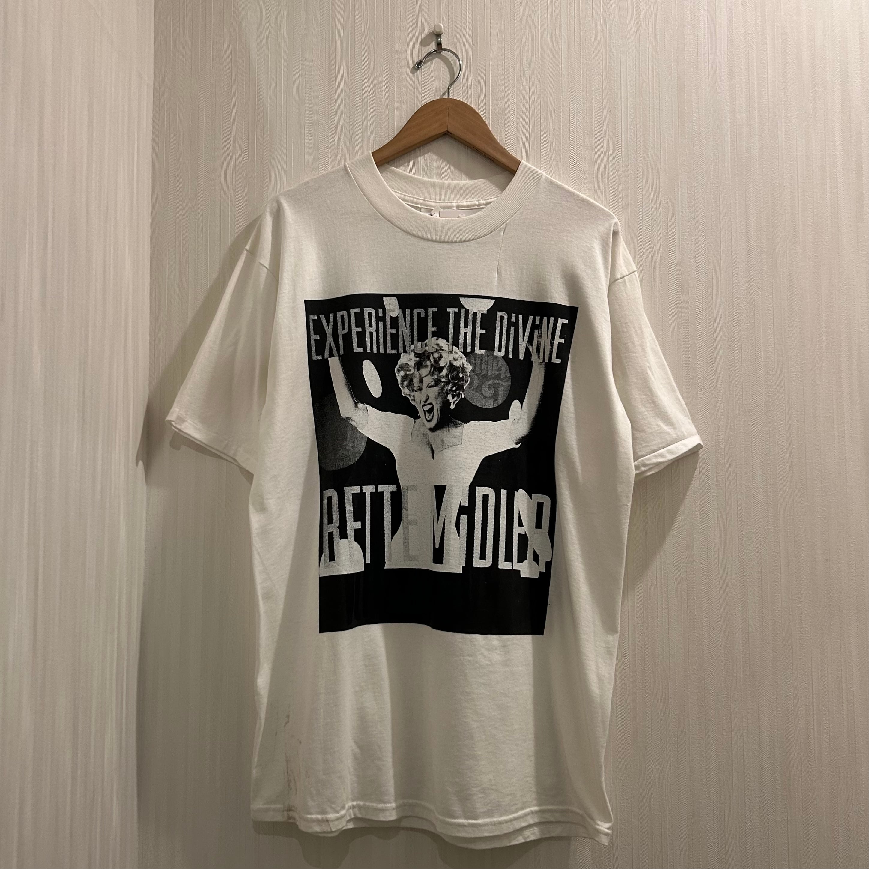 Dead Stock!! 1993s Bette Midler "Experience The Divine" Parking Lot T-shirt