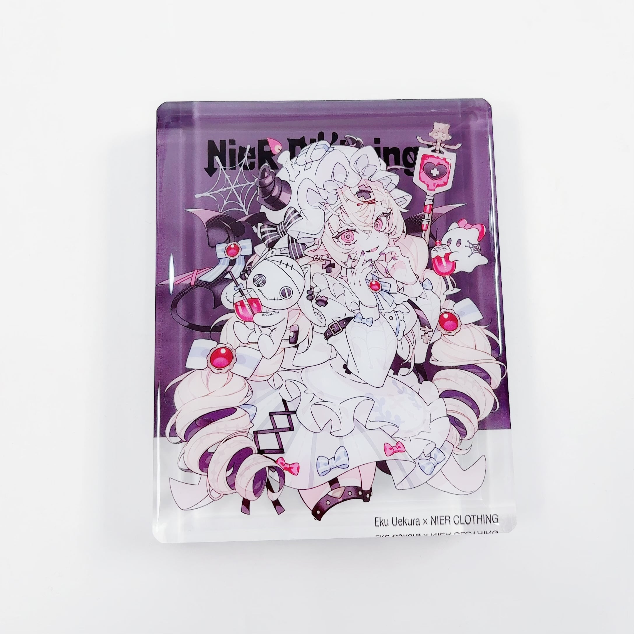 上倉エク×NIERコラボデザインアクリルプレート【シーラちゃん×NIER