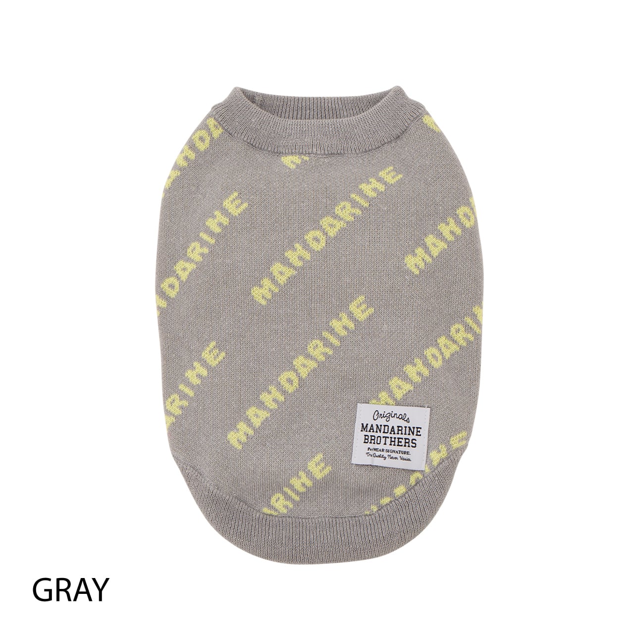 MNDRN LOGO KNIT（M.MD.L）マンダリンロゴニット | MANDARINE BROTHERS