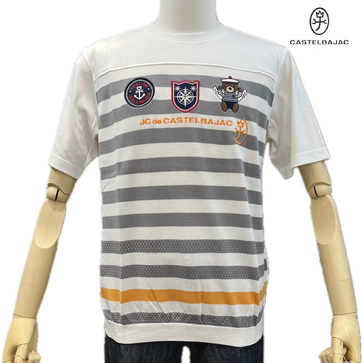 Tシャツ 半袖カステルバジャック 春夏用 ゴルフウエアー 40代 50 Tシャツ 半袖カステルバジャック 春夏用 ゴルフウエアー 40代 50