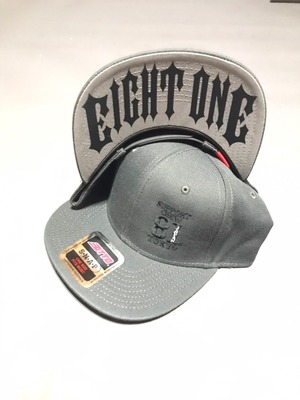 SUPPORT CAP "EIGHT ONE" CHARCOAL GREY