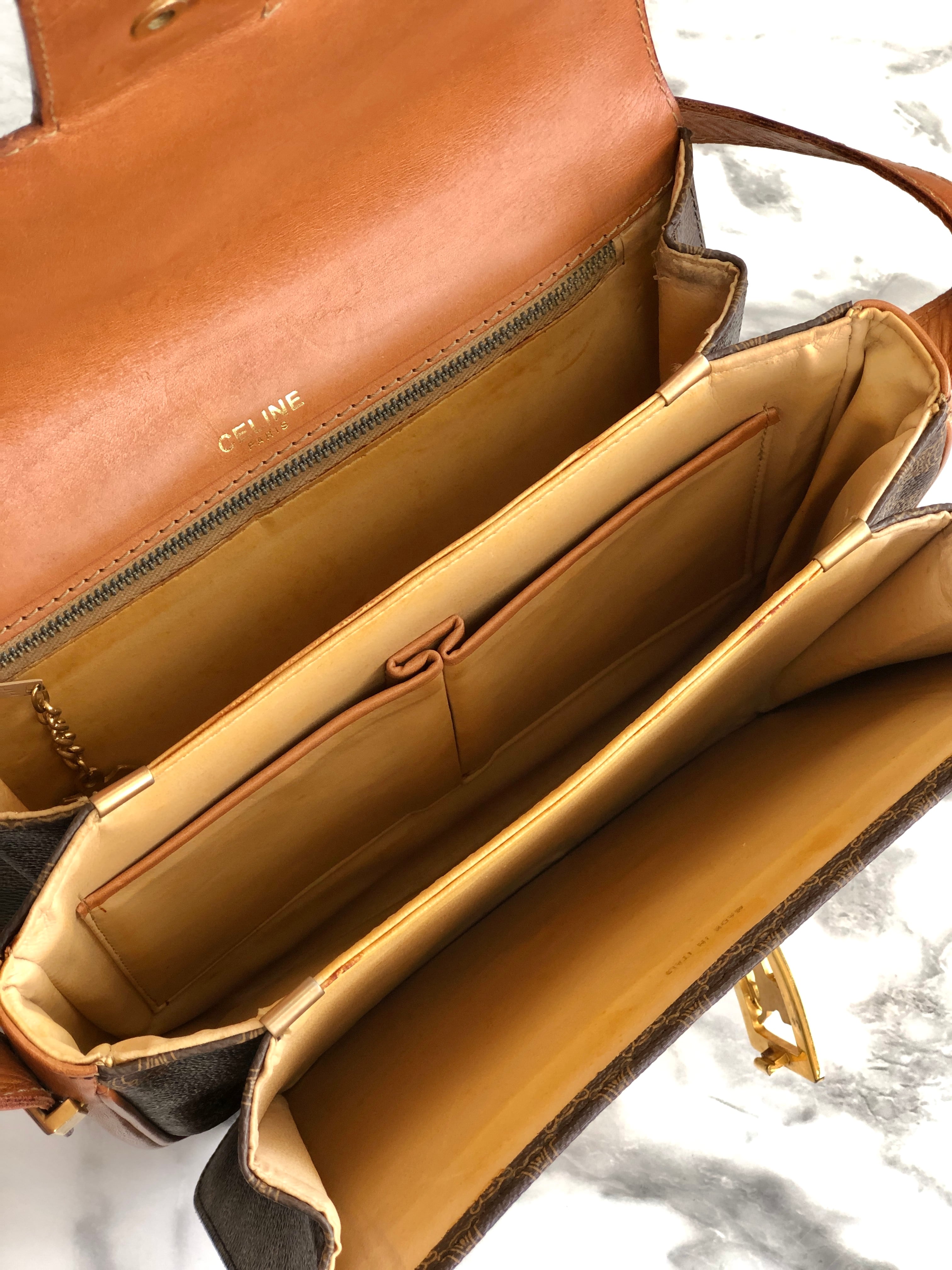 CELINE セリーヌ マカダム 馬車 ホースキャリッジ クロスボディ
