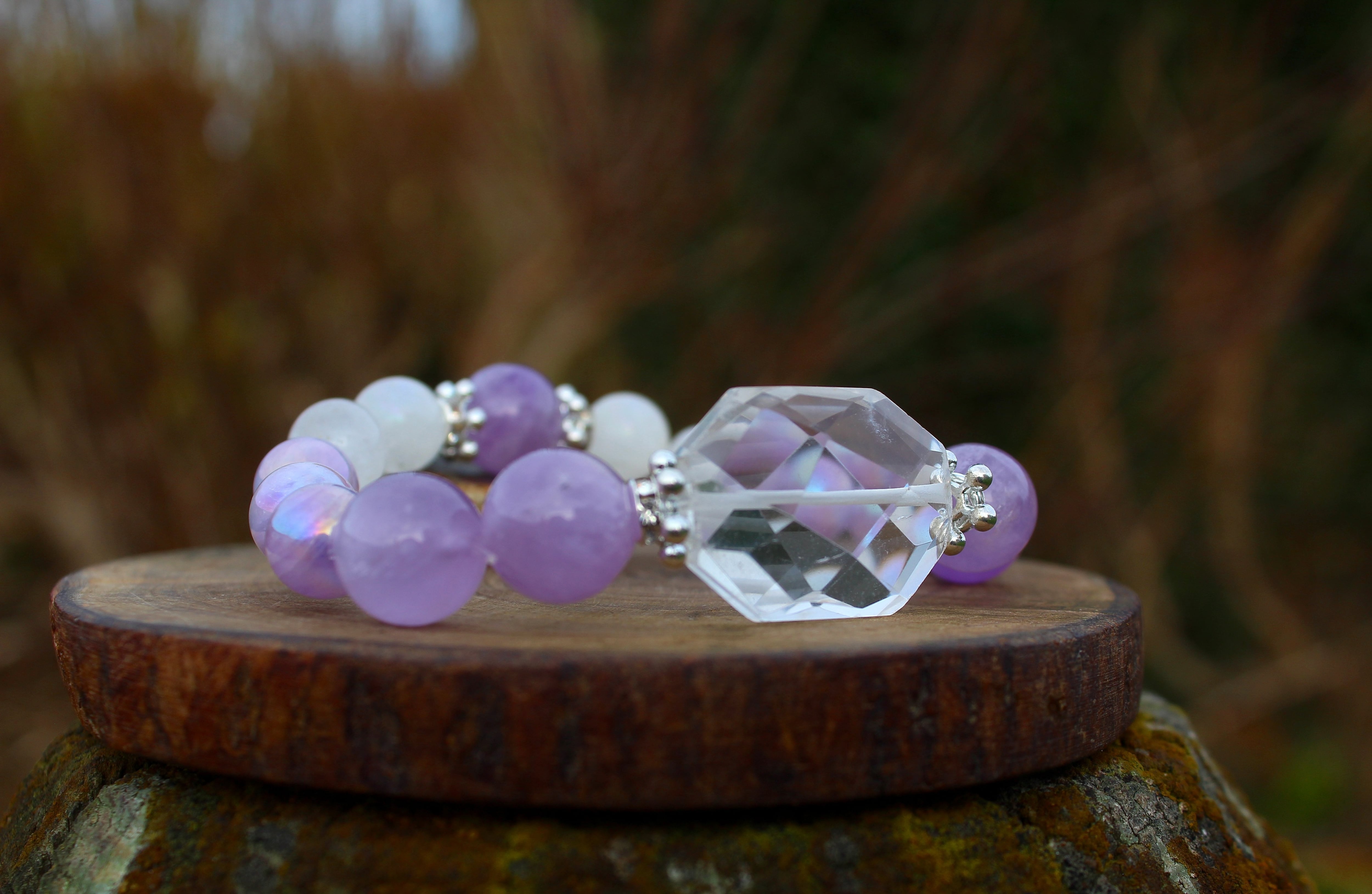 チタニウムレインボーオーラファントムクォーツ 生命エネルギーが循環