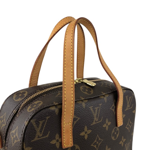 LOUIS VUITTON ルイヴィトン スポンティーニ モノグラム ショルダーバッグ ブラウン PVCレザー 2way M47500 vintage ヴィンテージ オールド 8y7es4