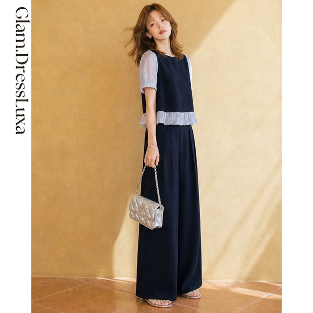 Sheer Frill エレガントセットアップ_ST16