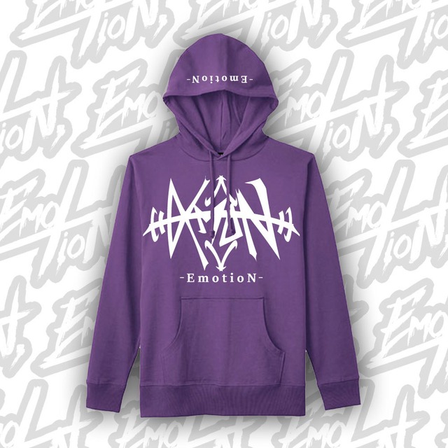 EmotioN Graffiti LOGO Pullover Parka　[PURPLE]