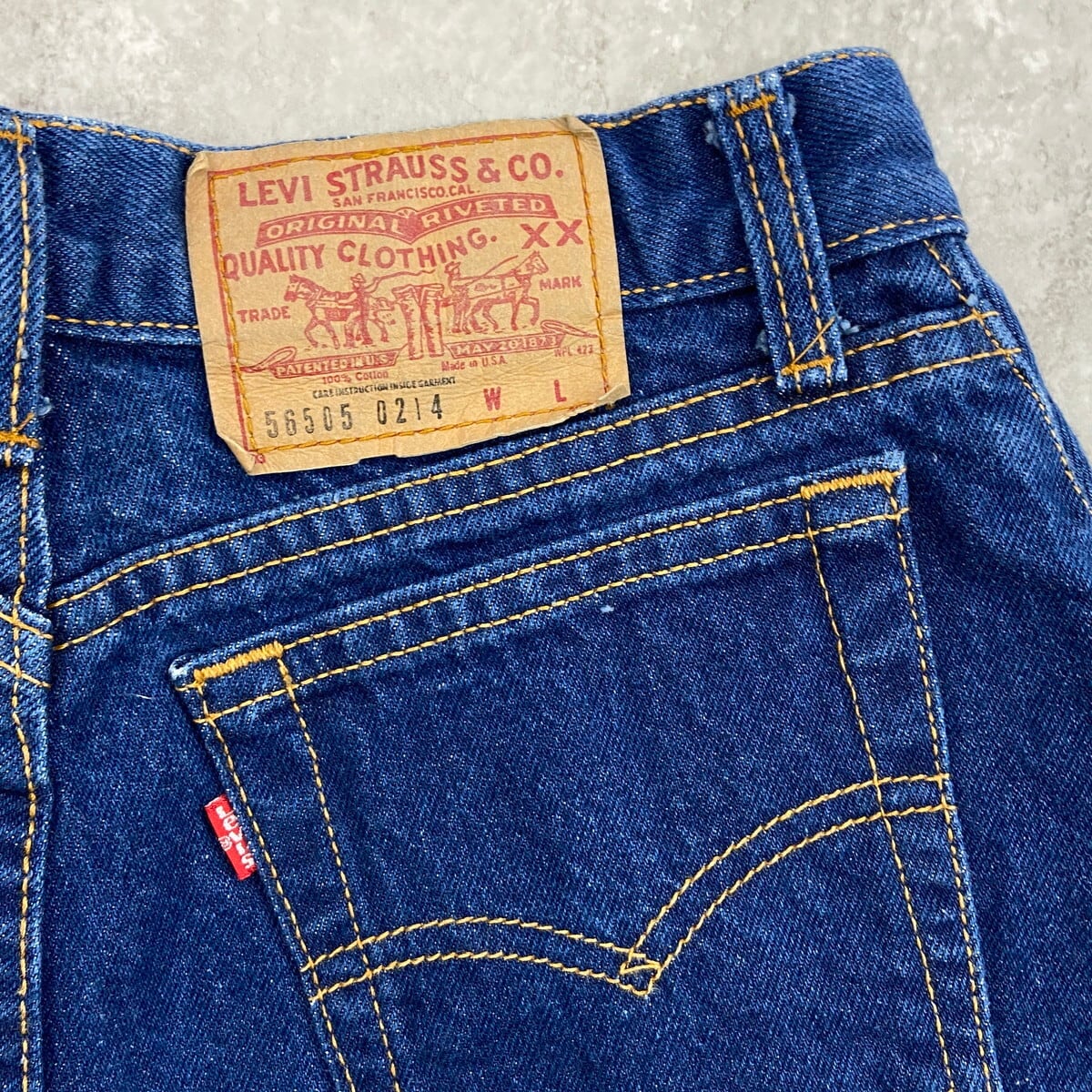 80年代 USA製 Levi's リーバイス 505 0214 テーパード デニムパンツ
