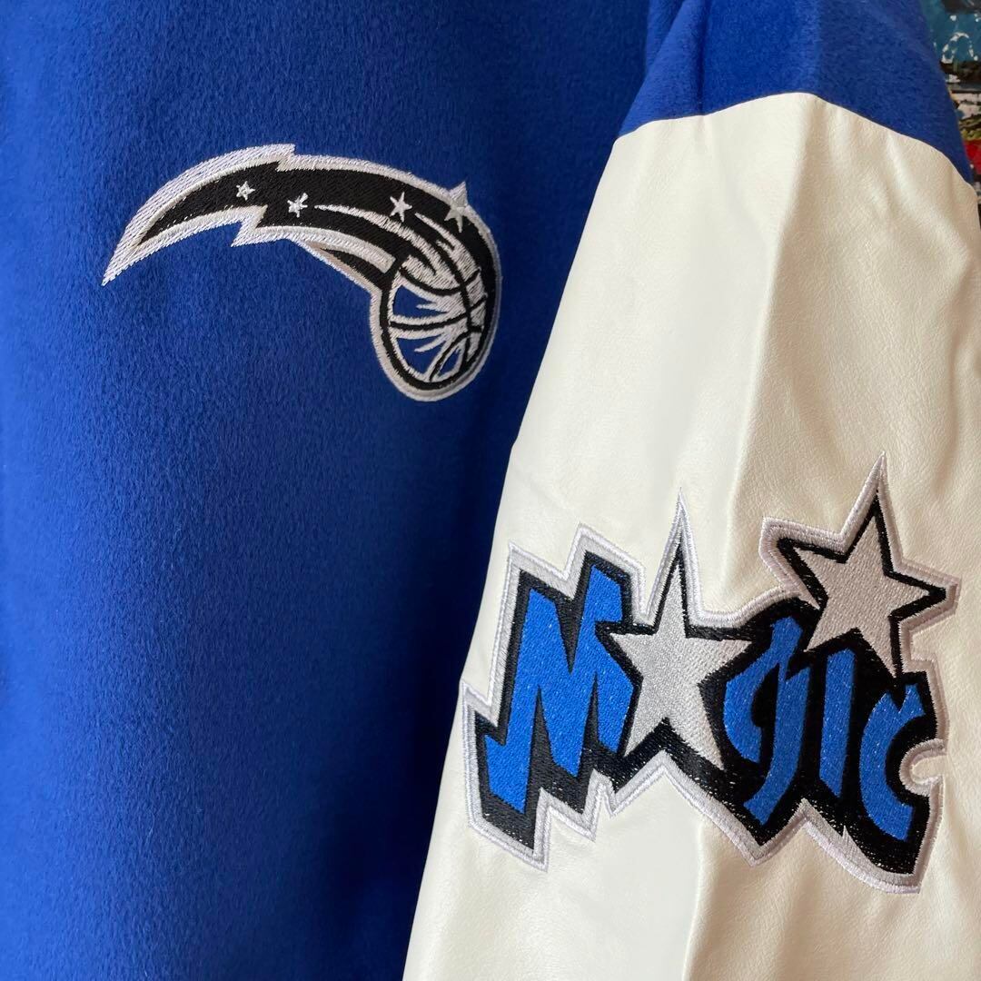 オーランド・マジック スタジャン ブルゾン 青 バスケ NBA ブルー 