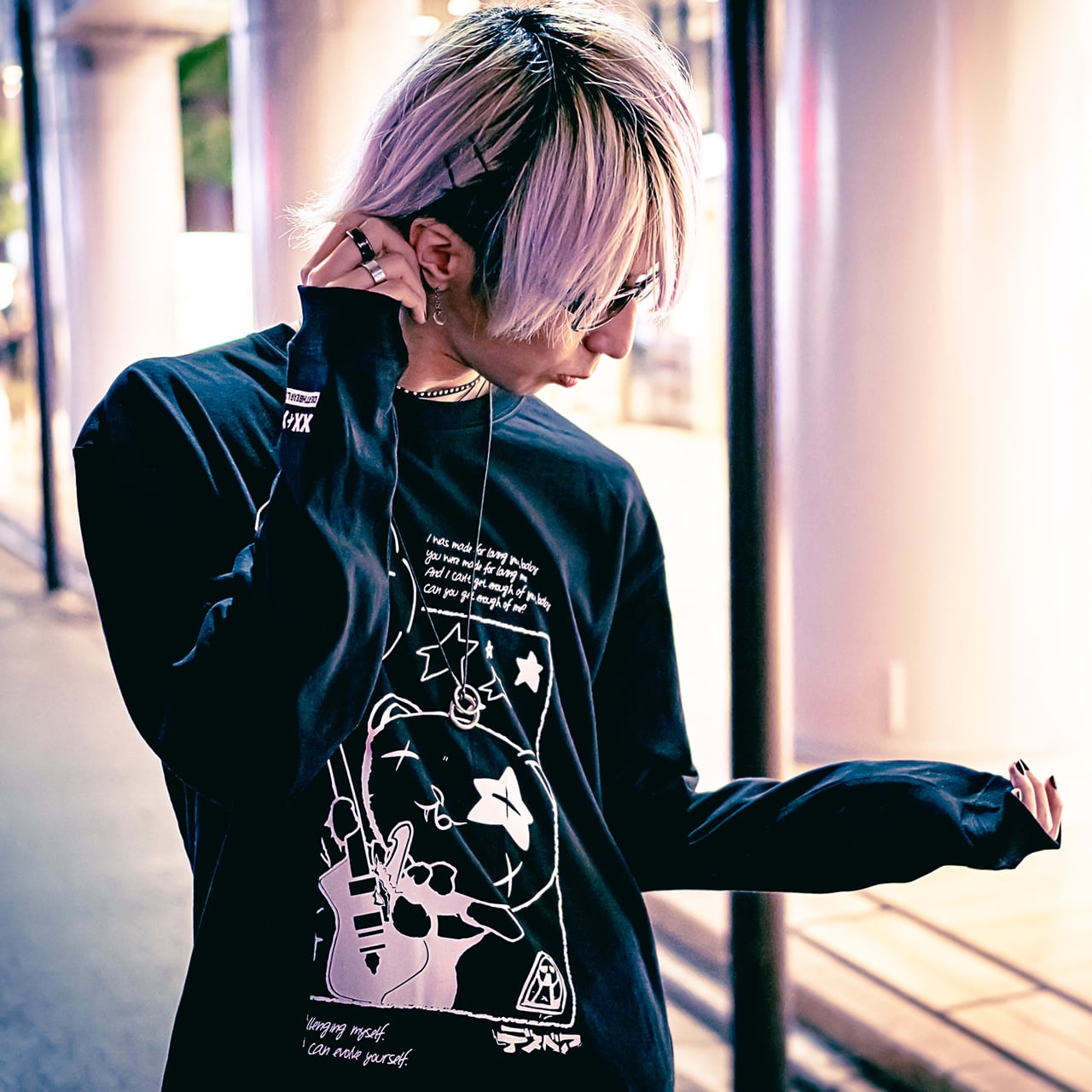 【ILOVEPAUL】LONG SLEEVE T-SHIRTS【BLACK】