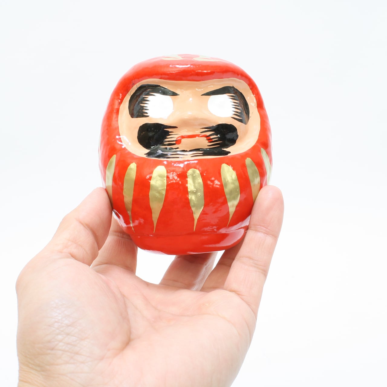縁起物 張り子のダルマ 1号 龍虎堂 日本製 品番 012-0051 | 人形の松屋