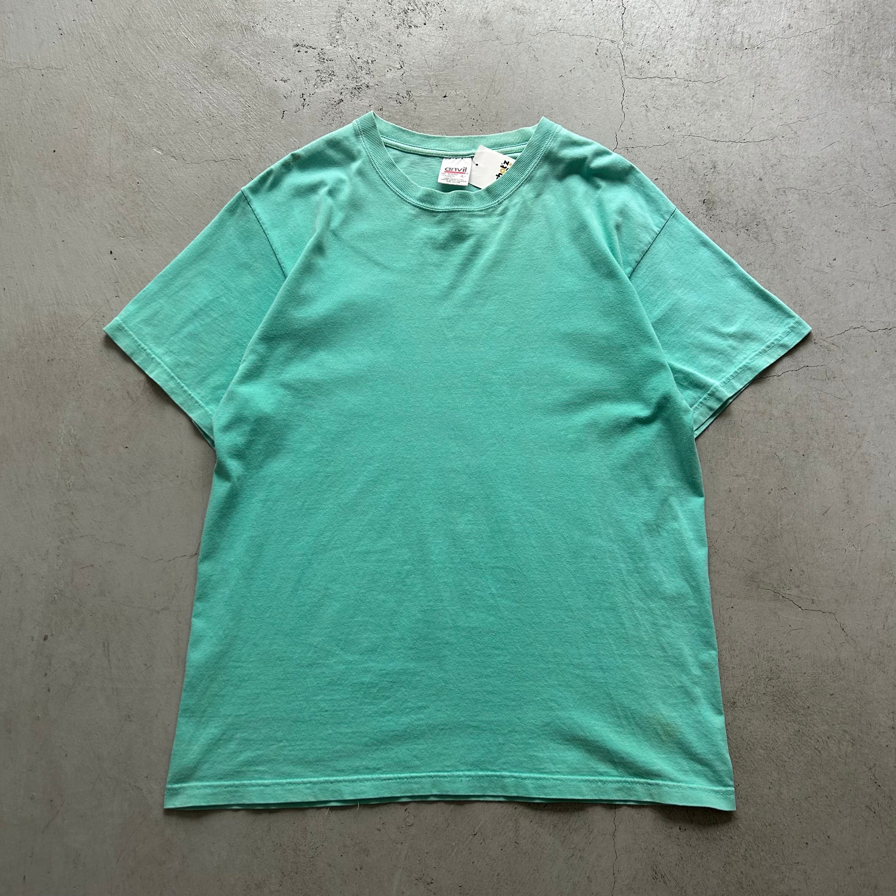 2000s Anvil blank T-shirt "Tiffany Blue"【高円寺店】