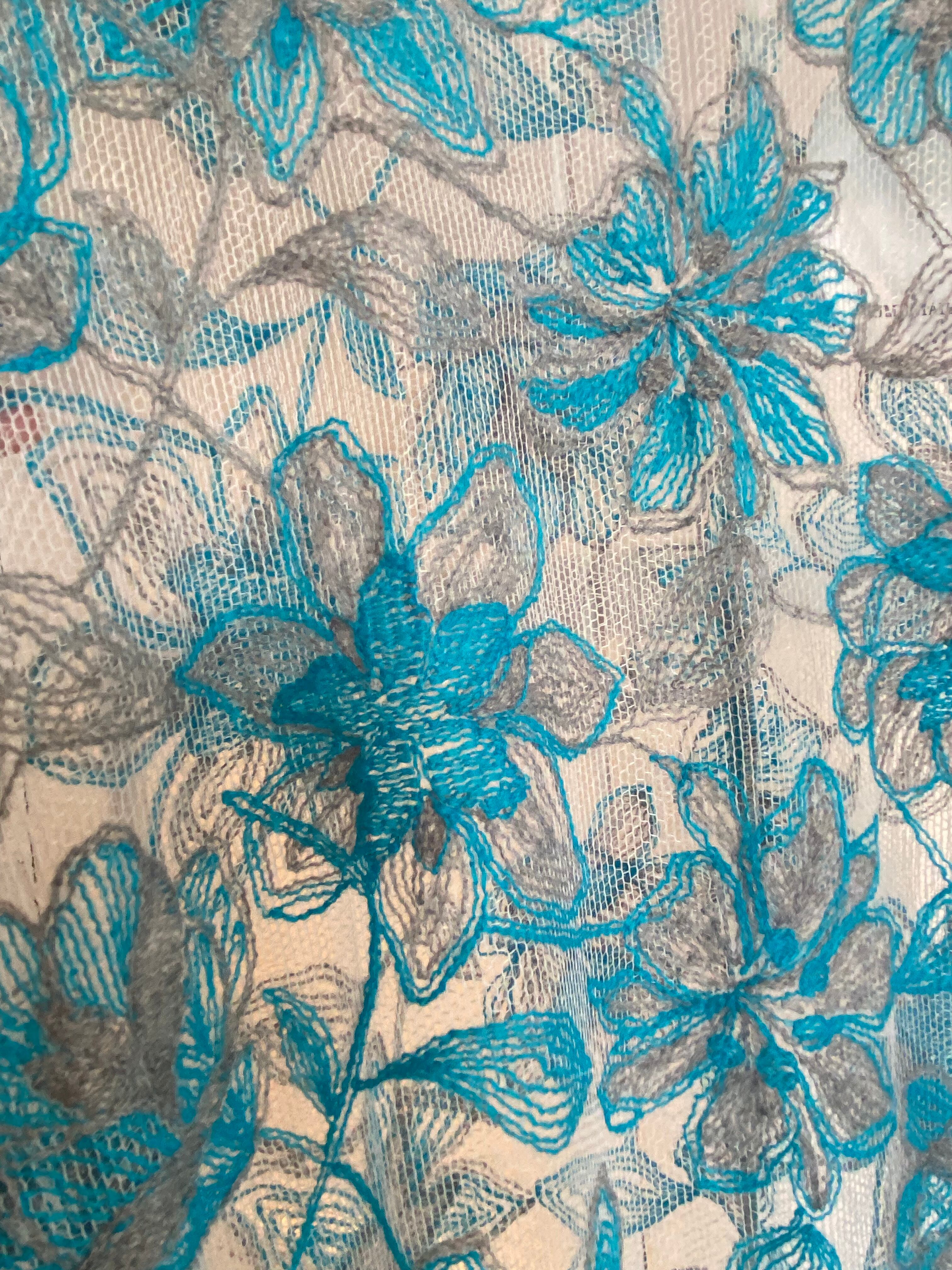 フミエタナカ　tulle enbroidery OP size2 FUMIE=TANAKA / tulle flower op 【公式通販】