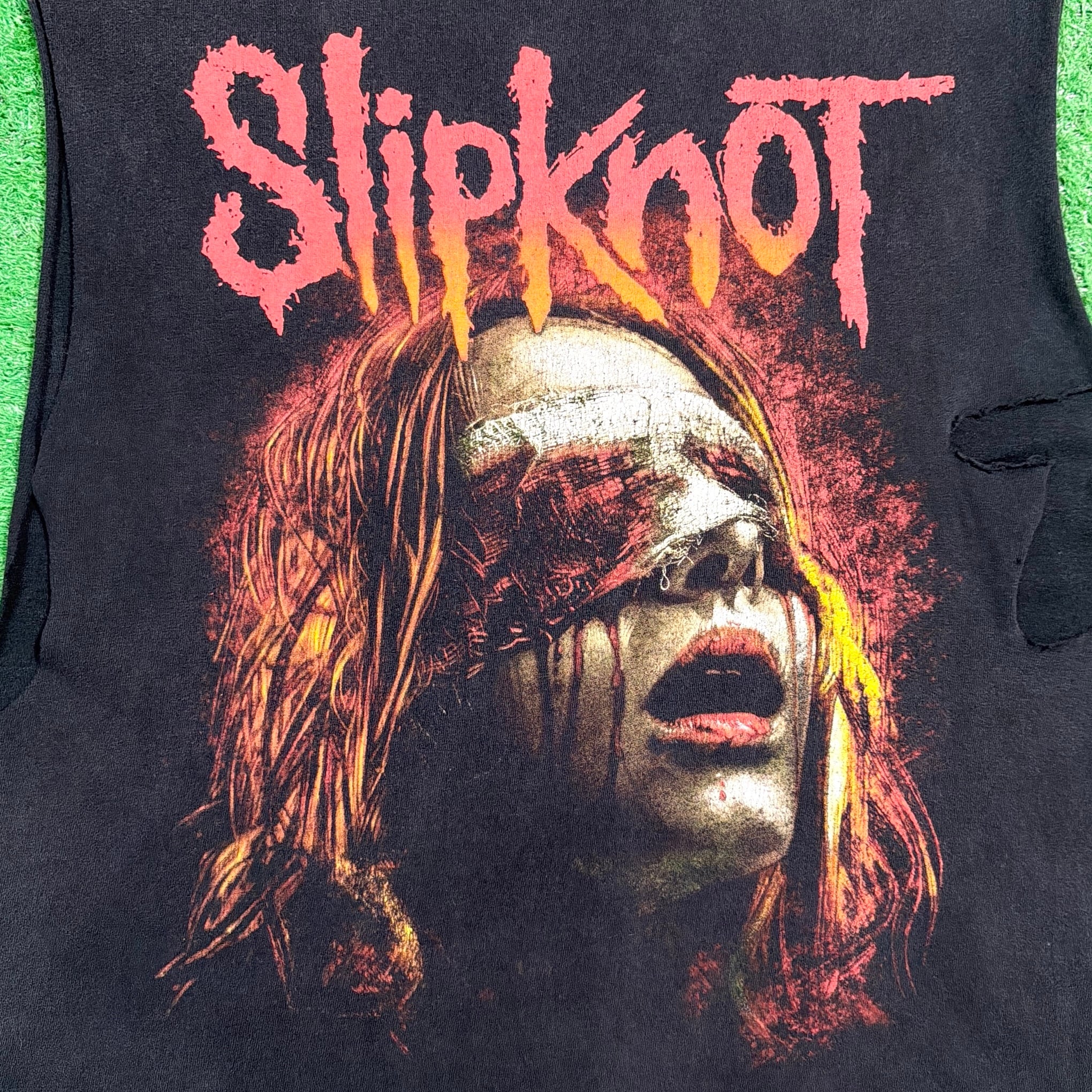スリップノット　Slipknot 1999年製 タンクトップ バンドT Men's】 Slipknot カットオフ Tシャツ / スリップノット ノースリーブ