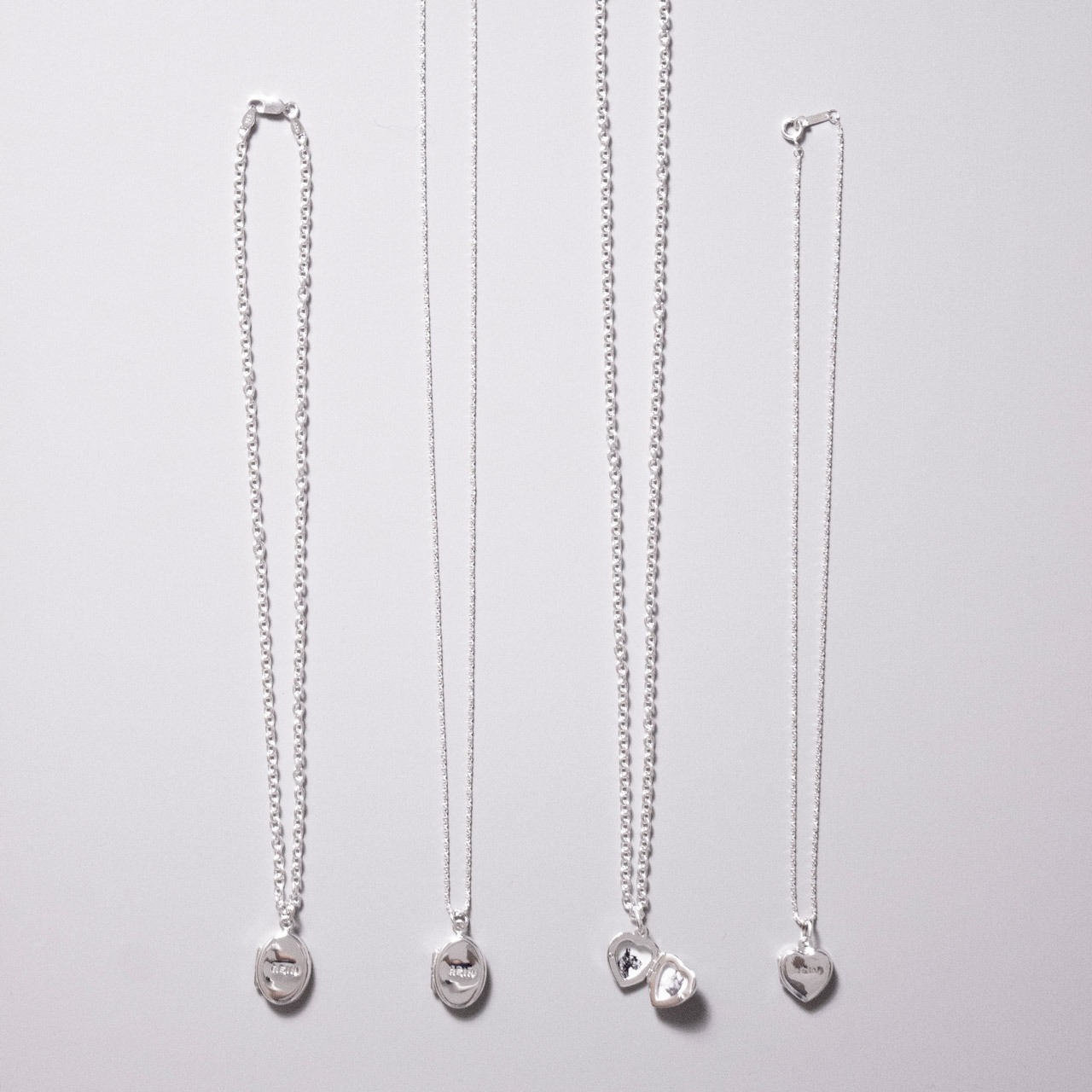 ＜REIN＞ロケットペンダント 細ブロックチェーン Rocket Pendant with Box Chain(short or long) - 8