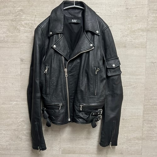 RAF by RAF SIMONS ラフバイラフシモンズ レザーライダース RAF by RAF SIMONS ラフバイラフシモンズ レザーライダース